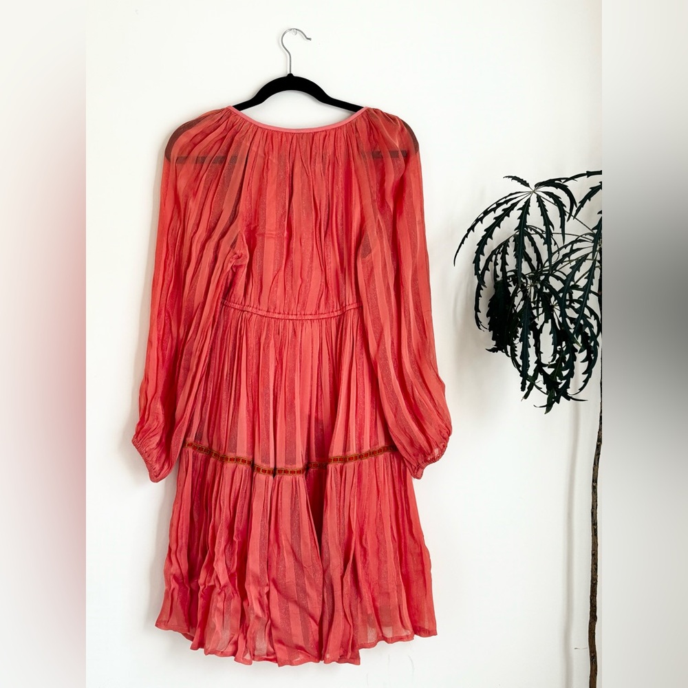 Anthropologie Norah Tiered Embroidered Mini Dress - Size XS - Picture 5 of 7